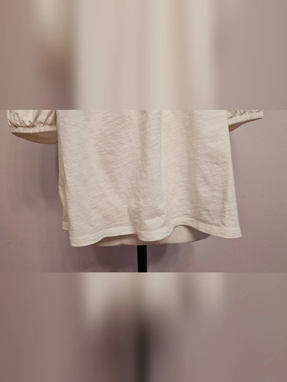 Old Navy White Square-Neck Puff Sleeve Top